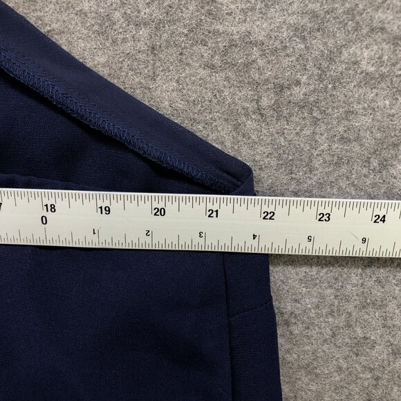 Eloquii Cami Top Womens 16 Navy Blue V-Neck Flowy Chiffon - Picture 5 of 10